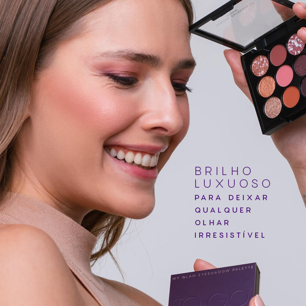 Paleta de Sombras Nádia Tambasco By Océane To Go My Glam 7,2g
