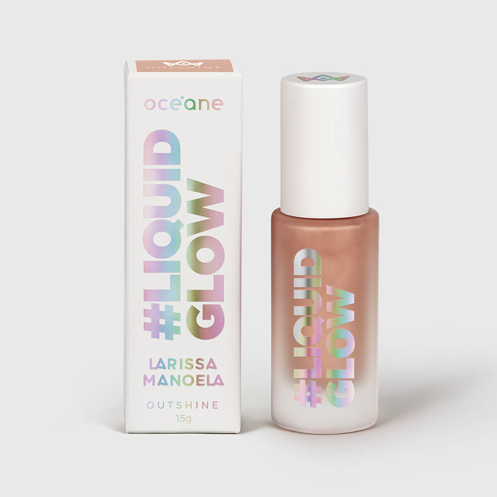 Iluminador Líquido Dourado Larissa Manoela By Océane Liquid Glow Outshine 15g