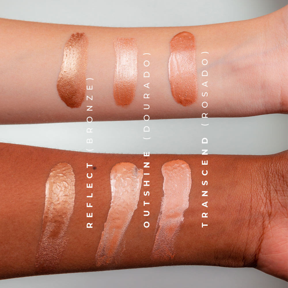 Iluminador Líquido Dourado Larissa Manoela By Océane Liquid Glow Outshine 15g