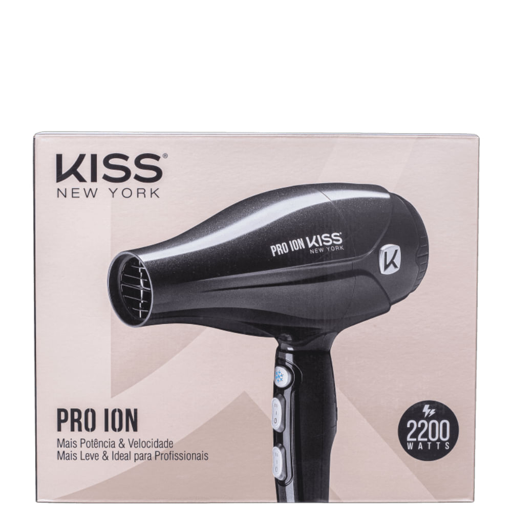 Secador de Cabelo Kiss New York Pro Ion 220V