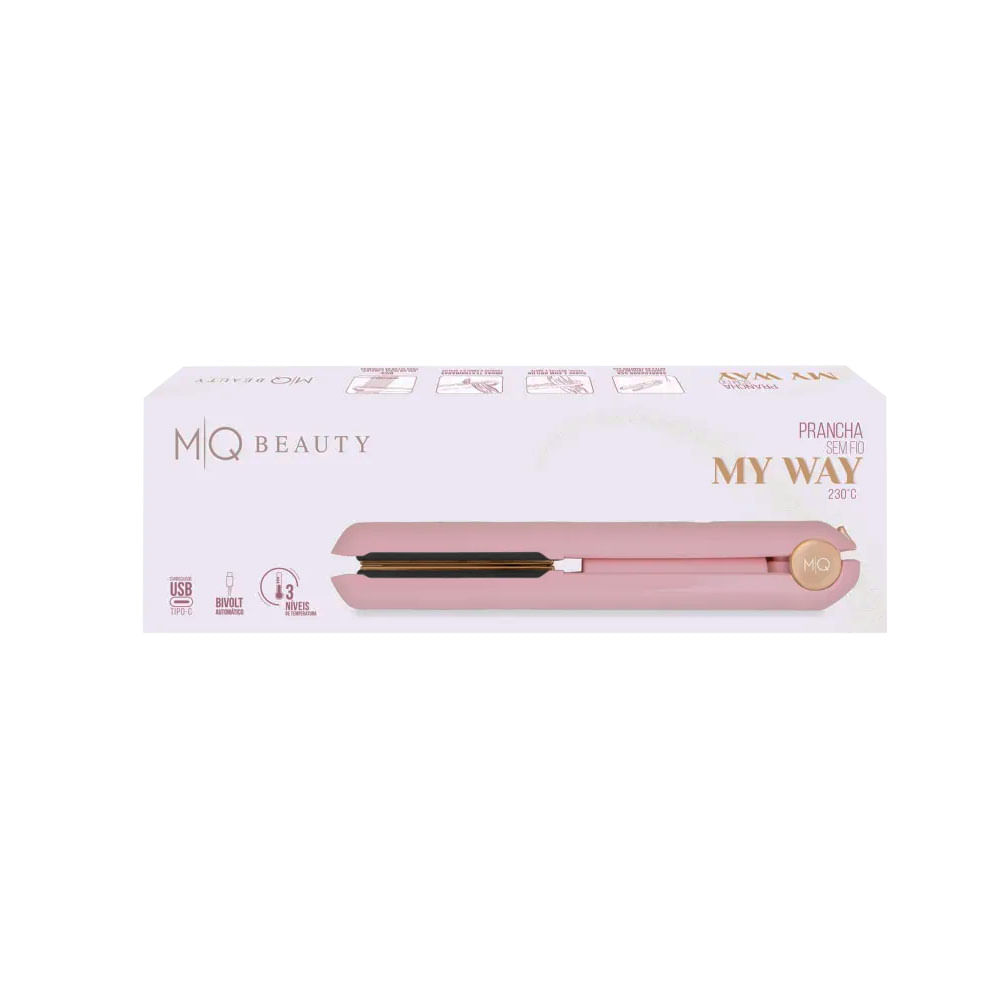 Prancha M/Q Beauty My Wy Sem Fio Bivolt