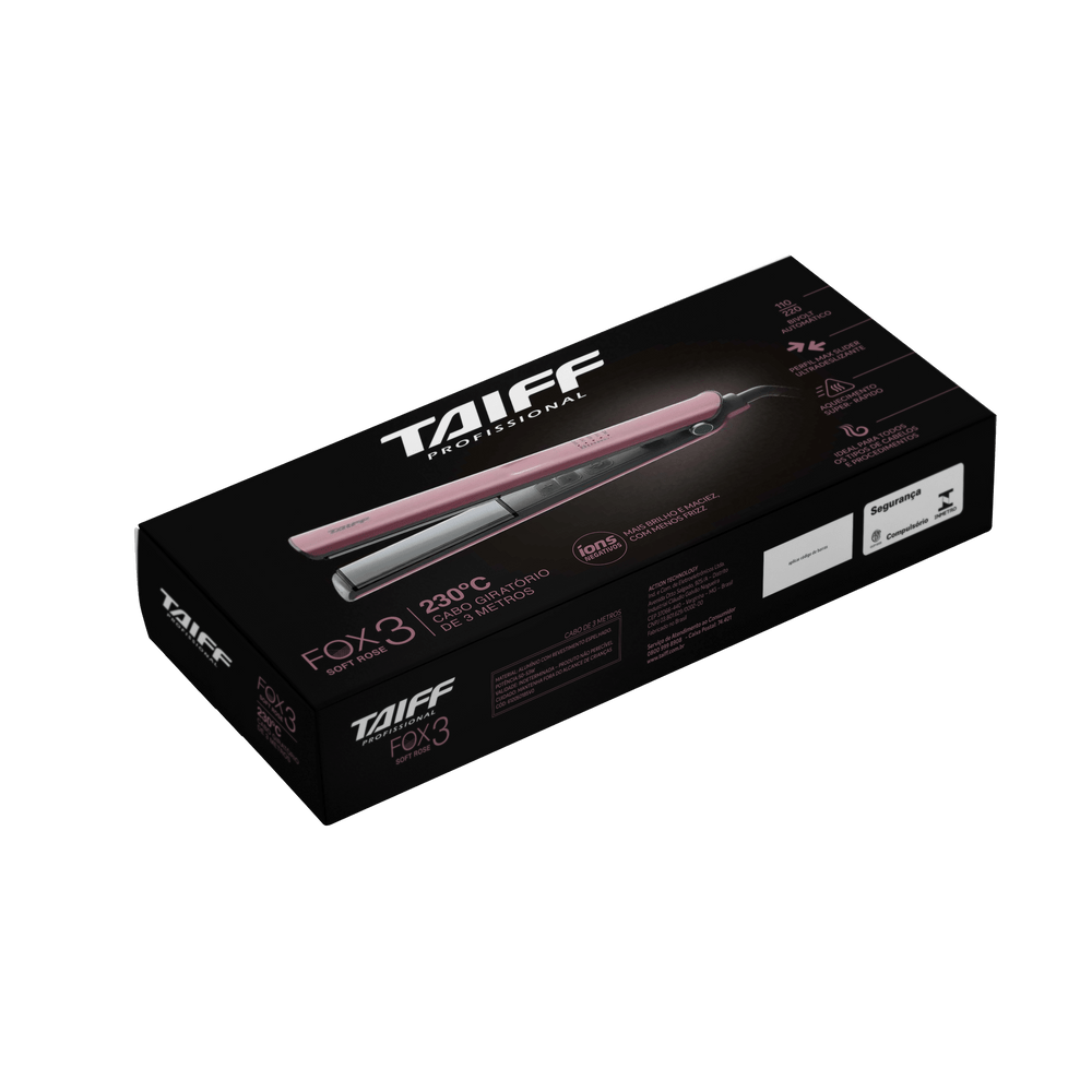Chapa Taiff Fox Ion 3 Soft Rose Bivolt