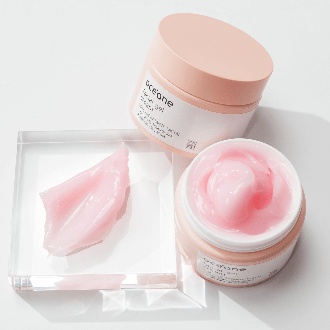 Kit Sérum Ácido Poliglutâmico + Gel Hidratante Facial + Tônico Océane