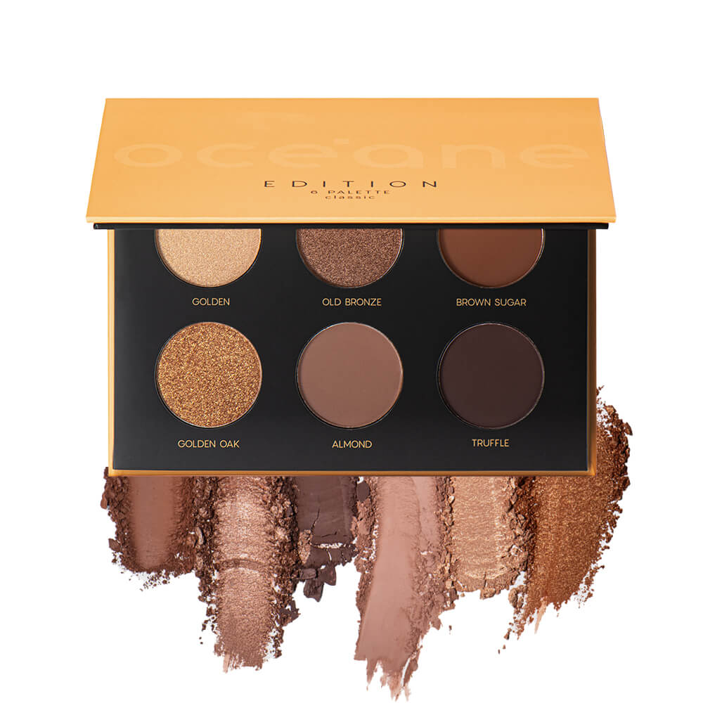 Kit Paleta de Sombras Classic Océane Edition Pincéis Para Sombra
