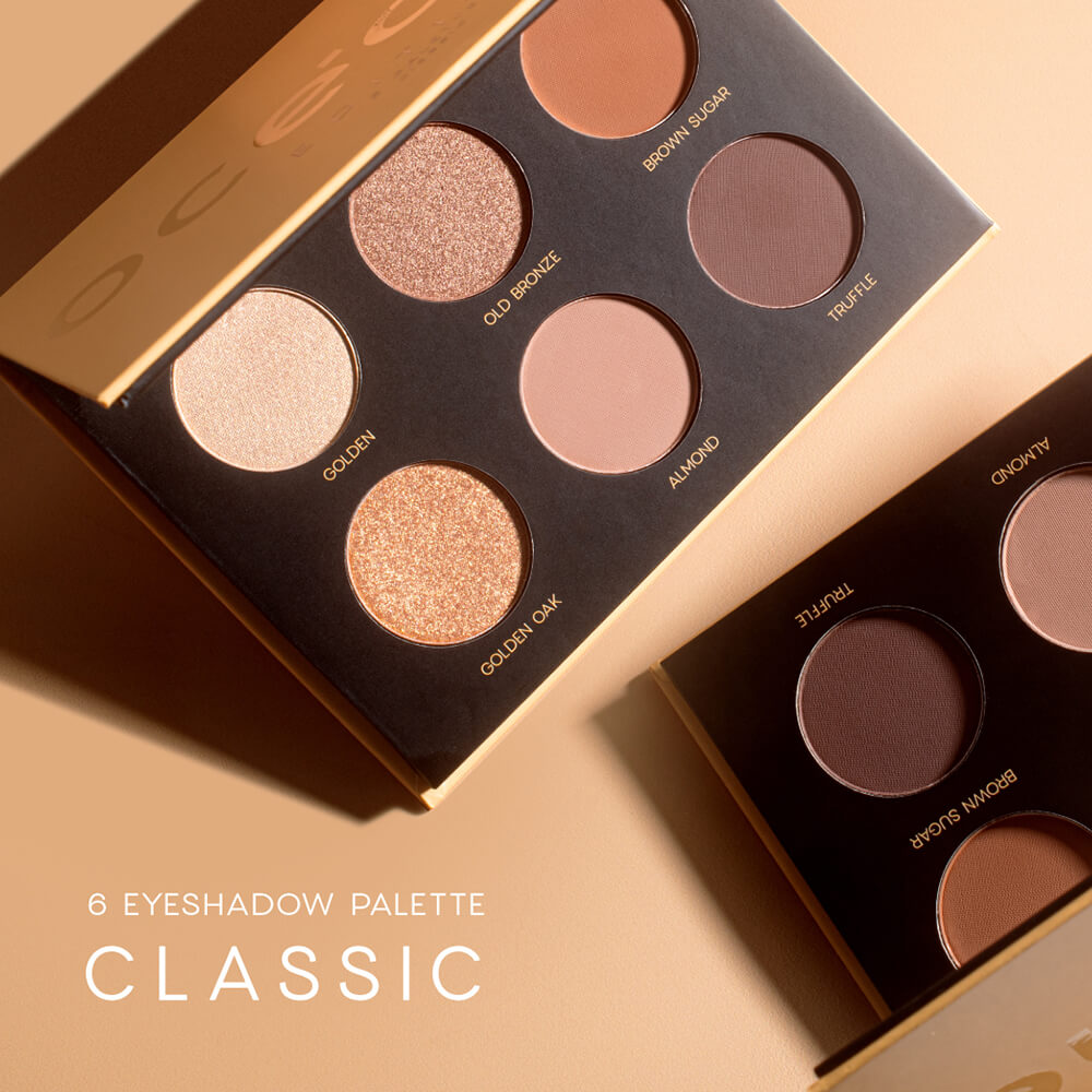 Kit Paleta de Sombras Classic Océane Edition Pincéis Para Sombra