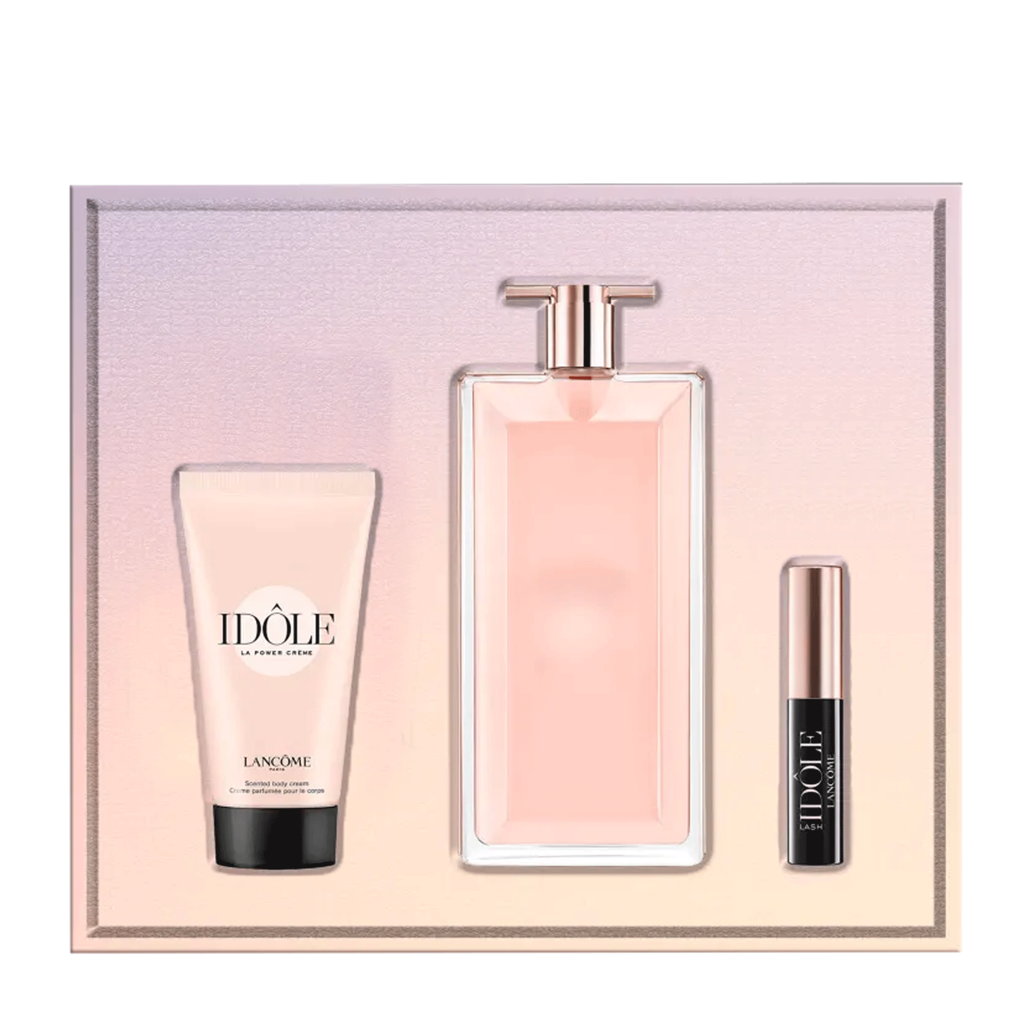 Lancôme Kit Idôle Feminino Le Parfum 50ml + Máscara de Cílios Lash 2,5ml + Loção 50ml