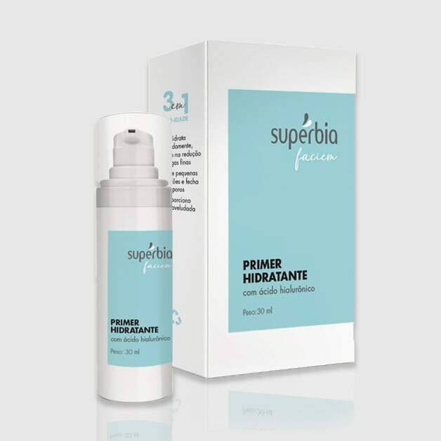Kit Primer com Ácido Hialurônico e Loção de Limpeza Facial Supérbia