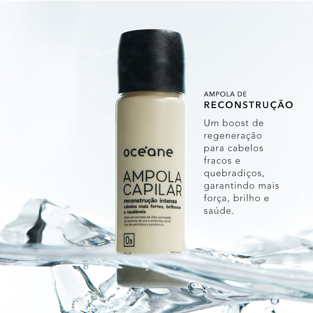 Ampola Capilar de Reconstrução Intensa Océane 15ml