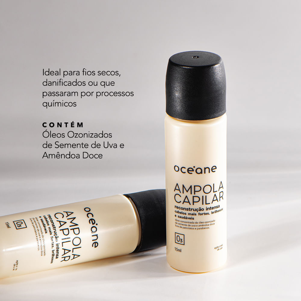 Ampola Capilar de Reconstrução Intensa Océane 15ml