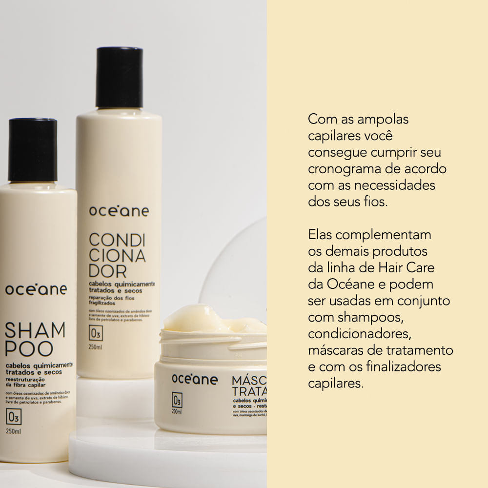 Ampola Capilar de Reconstrução Intensa Océane 15ml