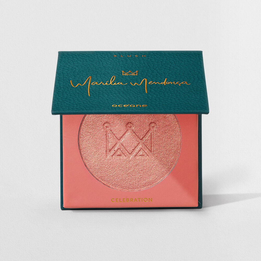 Kit Blush Cintilante + Brilho Labial Rose Marília Mendonça By Océane