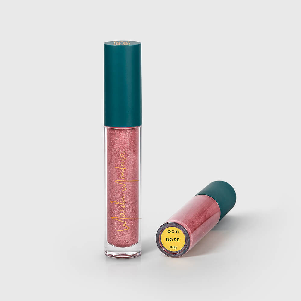 Kit Blush Cintilante + Brilho Labial Rose Marília Mendonça By Océane