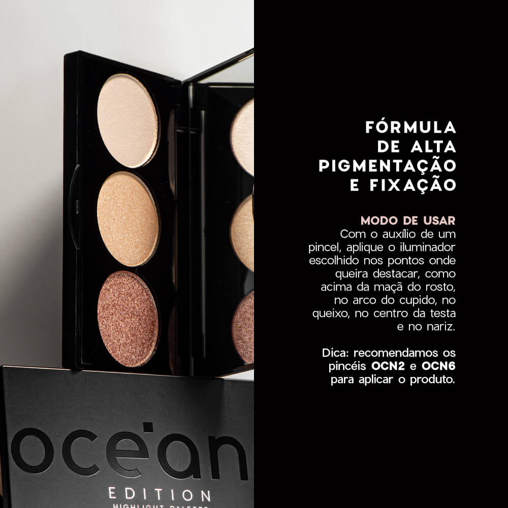 Paleta de Iluminadores Highlight Palette Océane Edition 7,2g