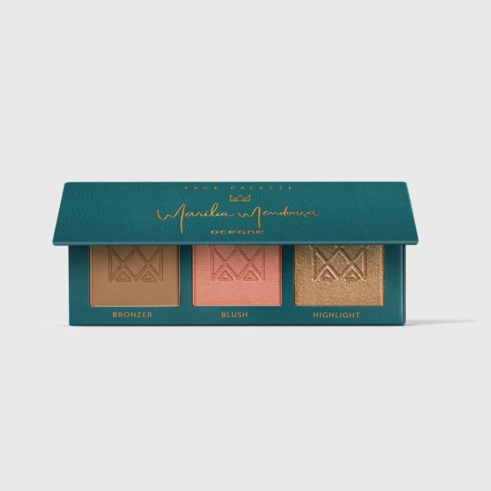 Kit Paleta Multifuncional + Batom Líquido Nude + Máscara para Cílios + Lápis para Olhos Marília Mendonça by Océane