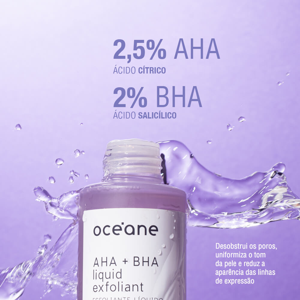 Esfoliante Líquido Renovador Aha + Bha Liquid Exfoliant Océane 100ml