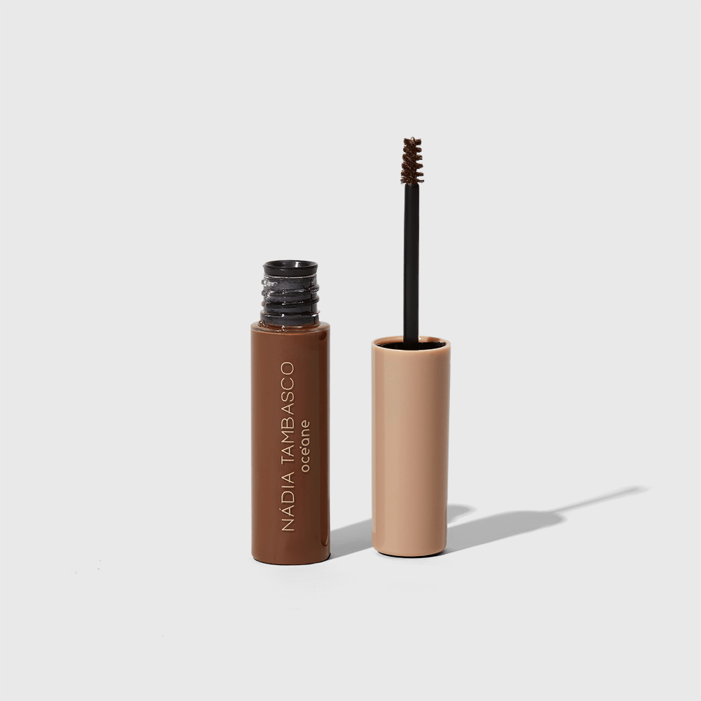 Kit Paleta de Sombras To Go Fire Revitalizador Labial Máscara de Sobrancelha Castanho Nádia Tambasco By Océane