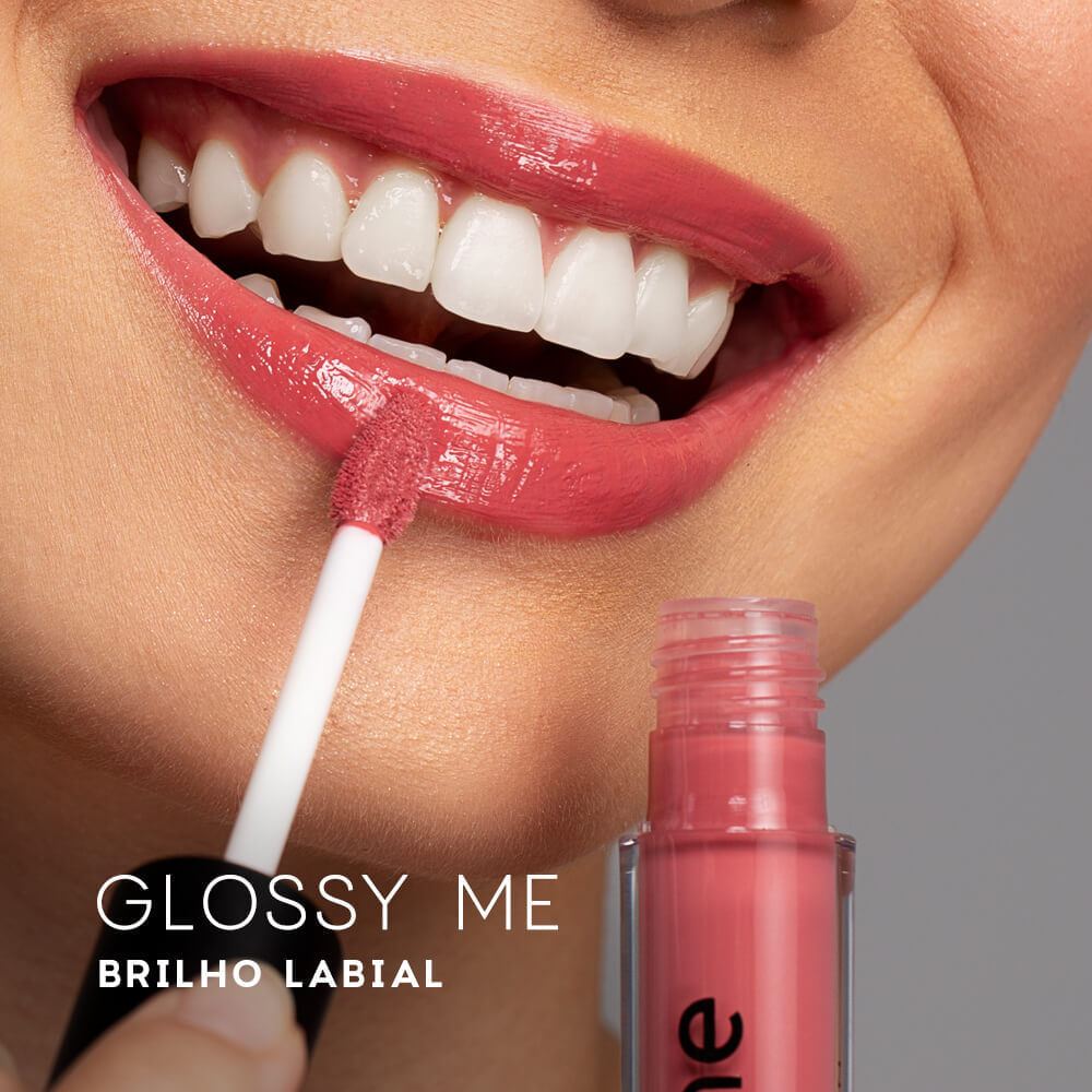 Brilho Labial Rosa Glossy Me Rose Océane Edition 4g