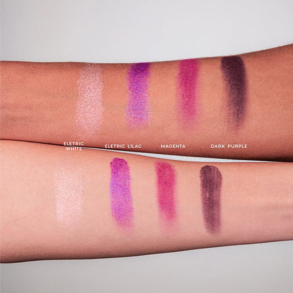 Kit Paleta de Sombras Night Glam Océane Edition + Pincel Para Sombra Ocn8 Océane