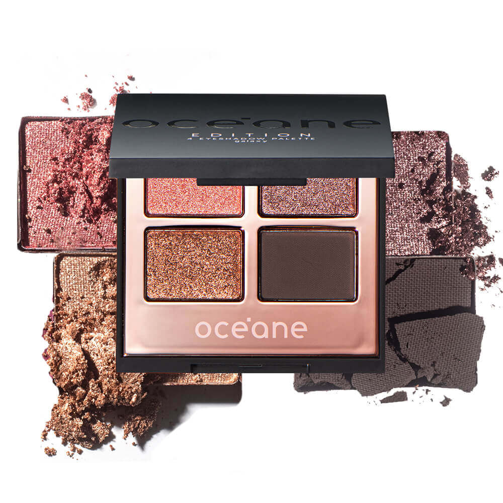 Kit Paleta de Sombras Galaxy Océane Edition + Pincel Para Sombra Ocn7 Océane
