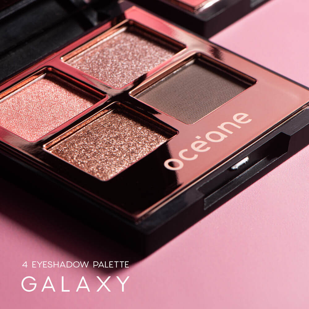 Kit Paleta de Sombras Galaxy Océane Edition + Pincel Para Sombra Ocn7 Océane