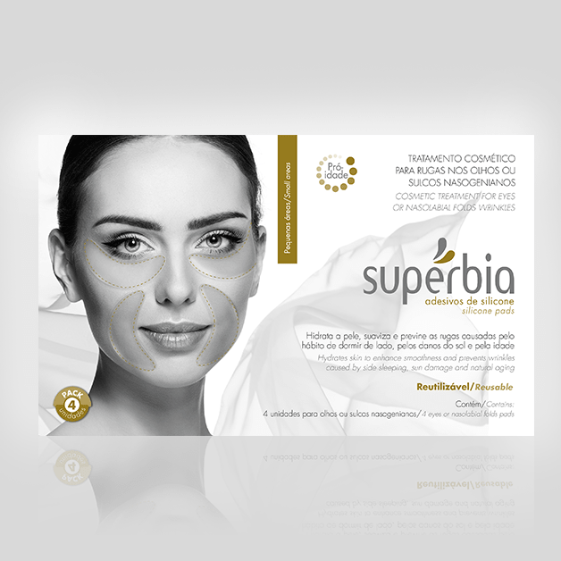 Kit Adesivos para Rugas nos Olhos, Bigode Chinês e Rugas entre as Sobrancelhas (Glabela) Supérbia