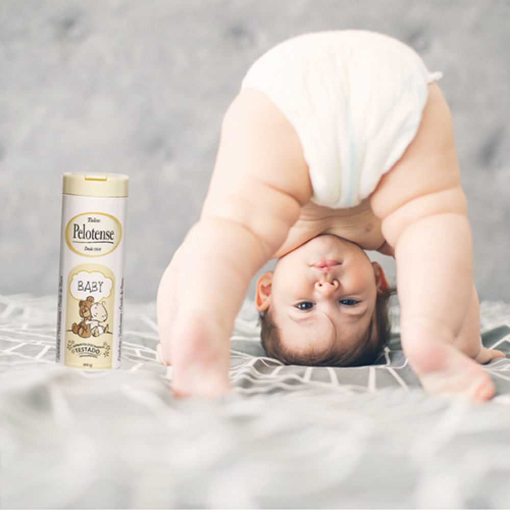 Talco Pelotense Baby Amarelo 180g