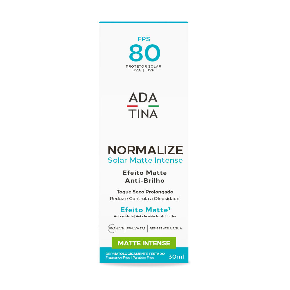 Protetor Solar Pele Oleosa Normalize Matte Intense FPS 80 30ml