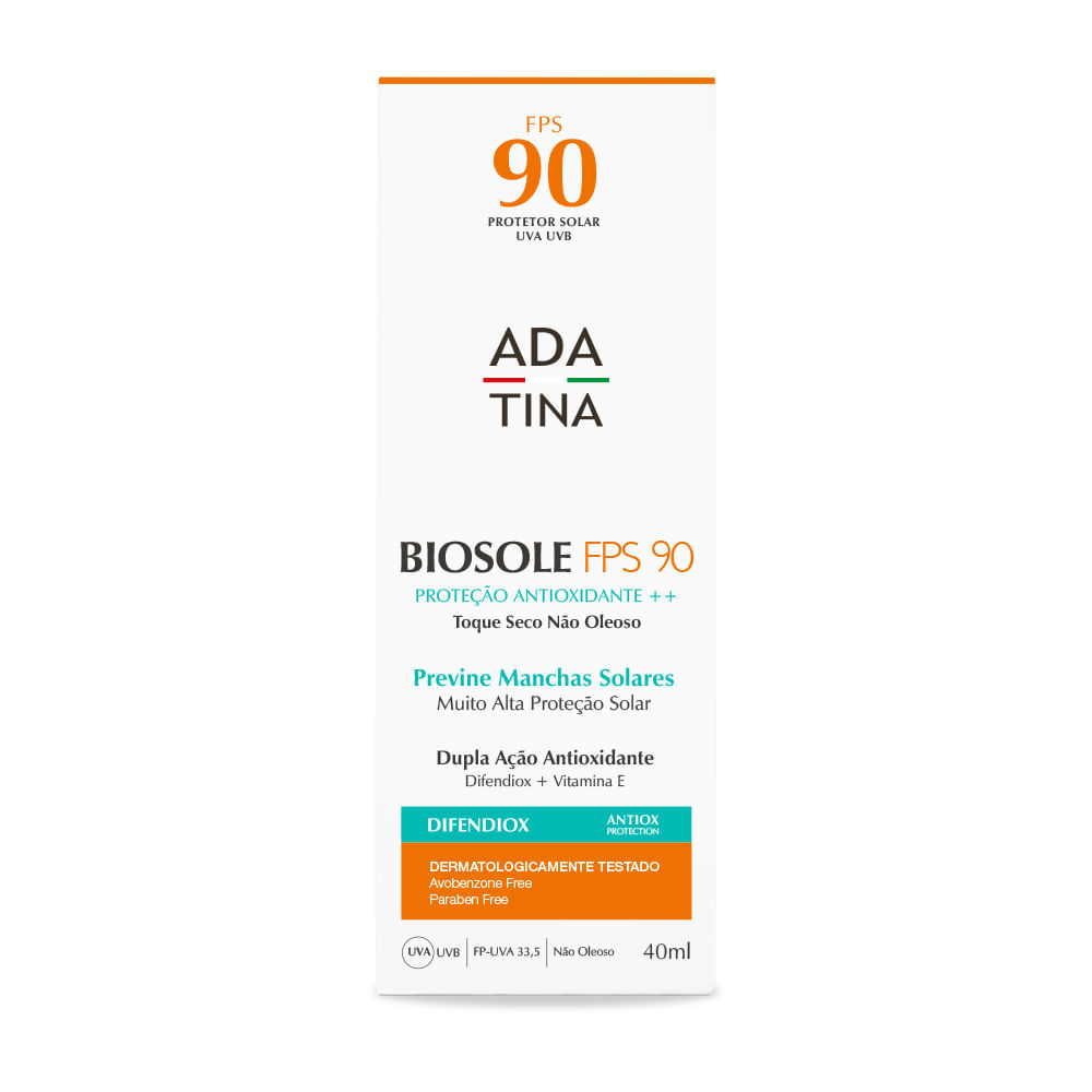 Protetor Solar Biosole FPS 90 Proteção Anti-Melasma  40ML