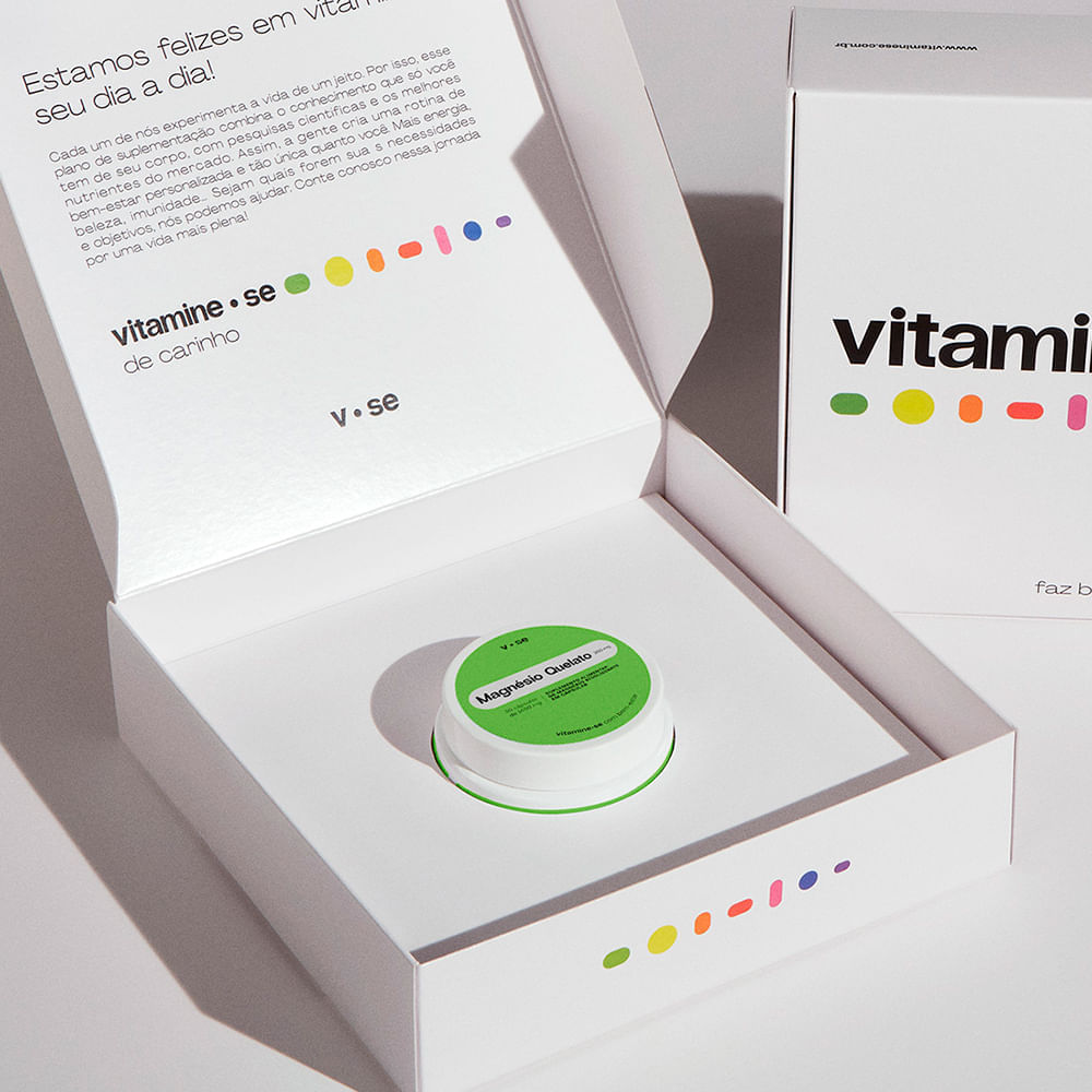 Magnésio Quelato Vitamine-se 30 Cápsulas