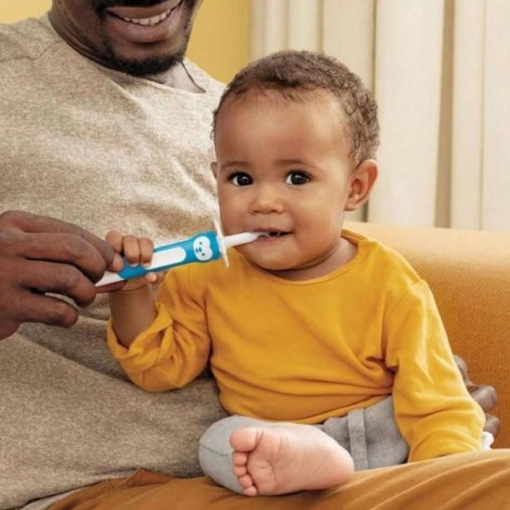 Kit 2 Escovas De Dentes Infantil Learn To Brush 5m+ Azul MAM