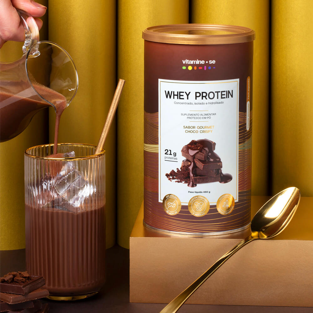 Whey Protein Gourmet Choco Crispy Vitamine-se 450g