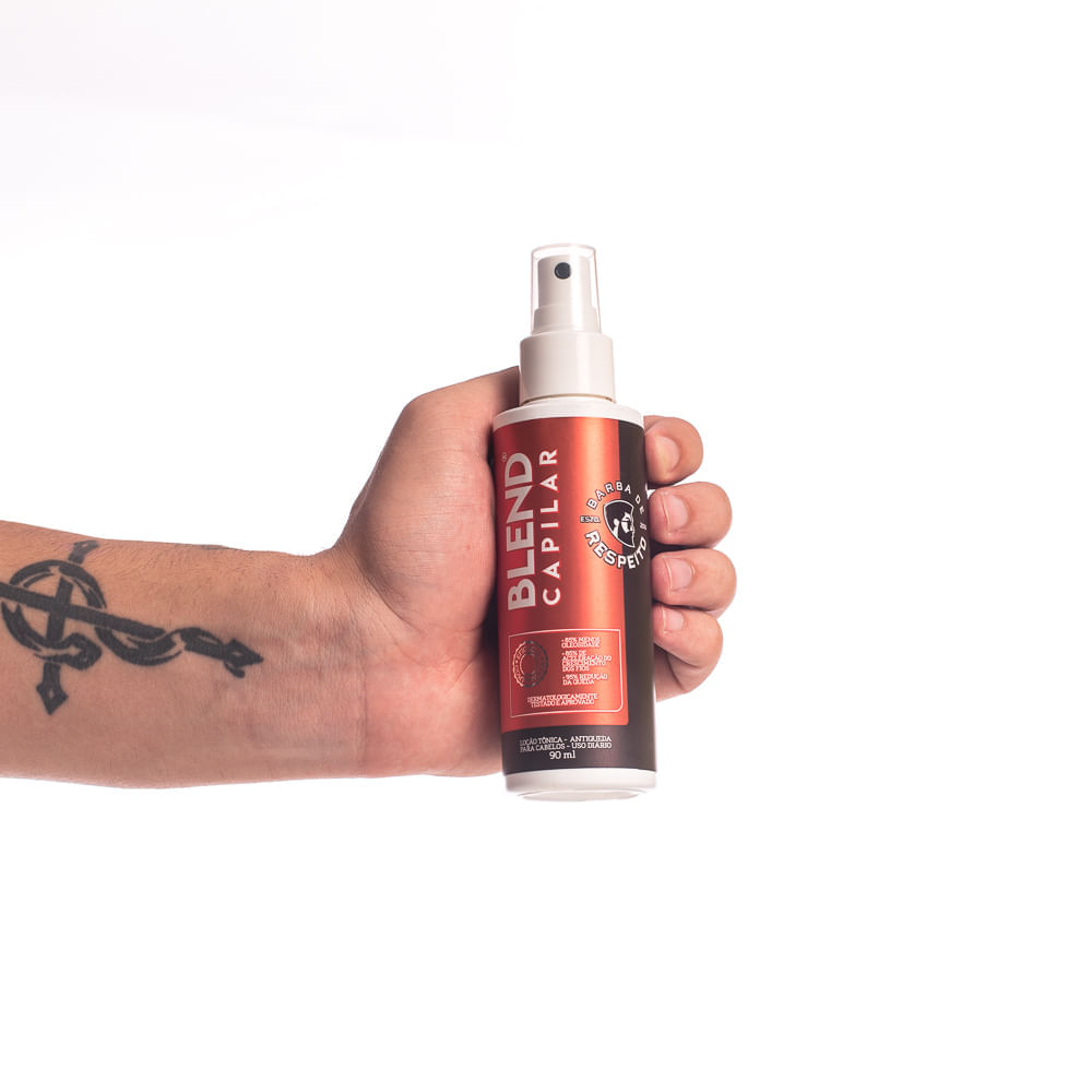 Kit Blend Capilar Shampoo Antiqueda 200ml + Tônico Acelerador Pró Crescimento 90ml Barba de Respeito