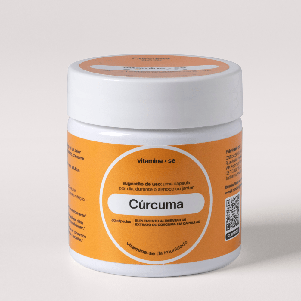 SUPLEMENTO ALIMENTAR VITAMINE-SE CÚRCUMA 30 CÁPSULAS