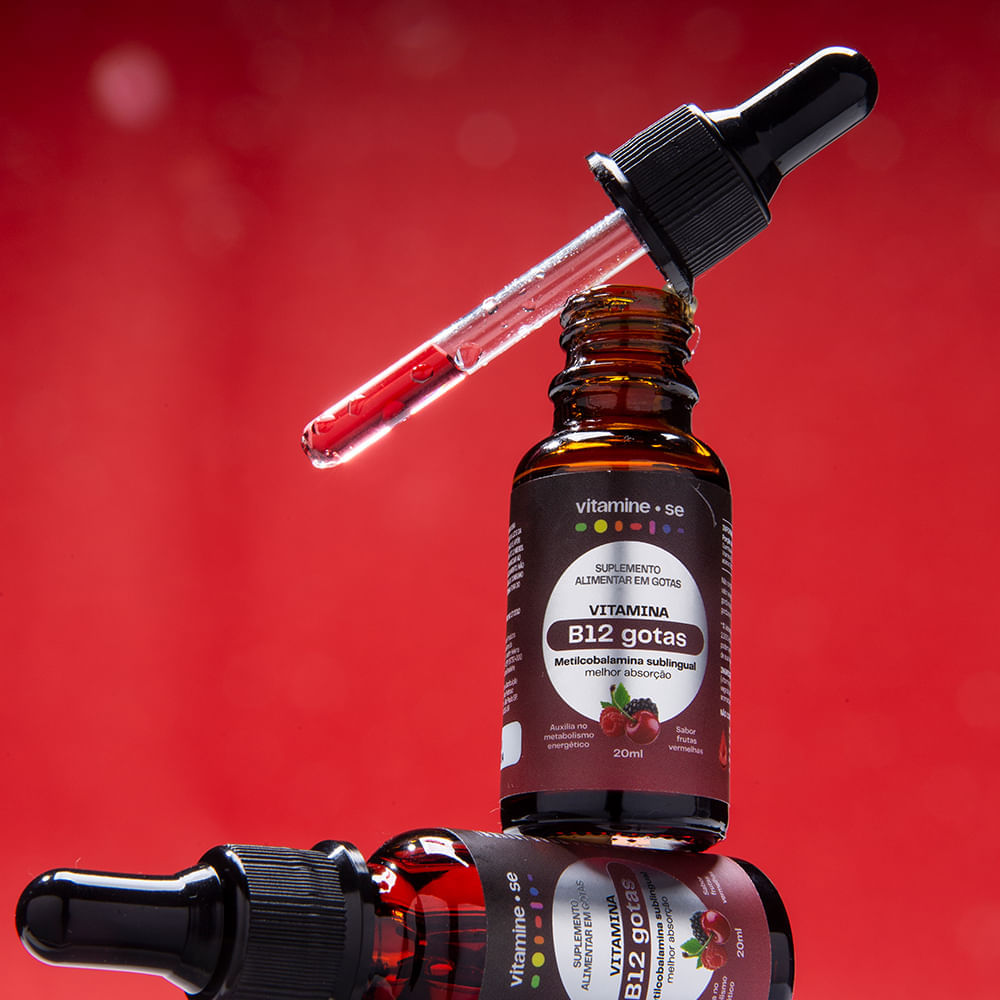 Trio B12 Gotas (Metilcobalamina) Vitamine-se 3 unidades de 20ml