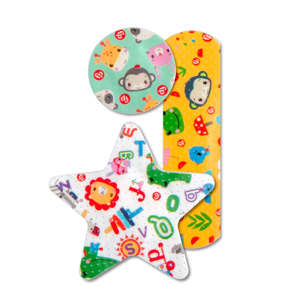 Curativo Estampado Caixa com 30un Fisher Price HC484
