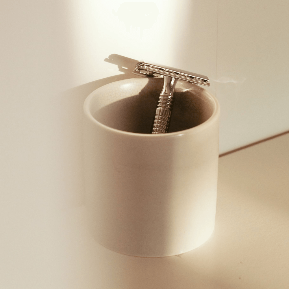 Lâmina de Barbear Vintage Inox Tradicional Novva