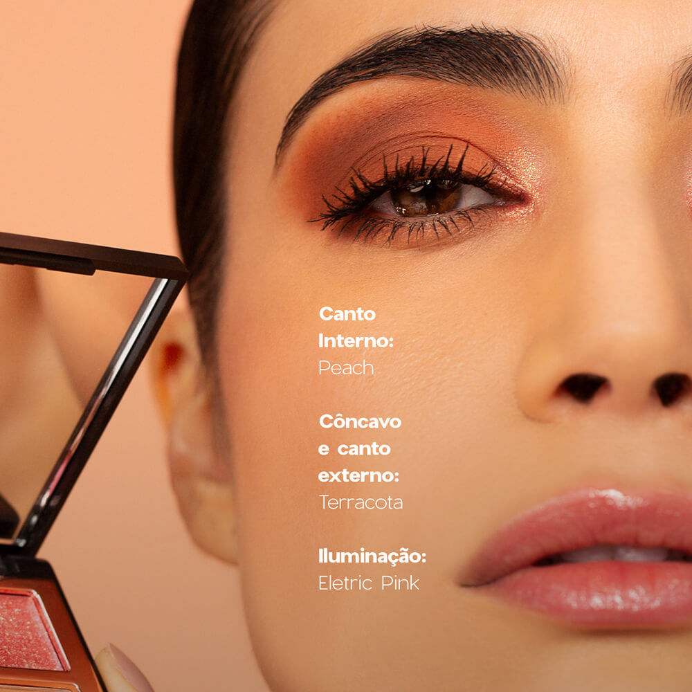 PALETA DE SOMBRAS 4 EYESHADOW PALETTE POWER GLOW OCÉANE EDITION 4,5G