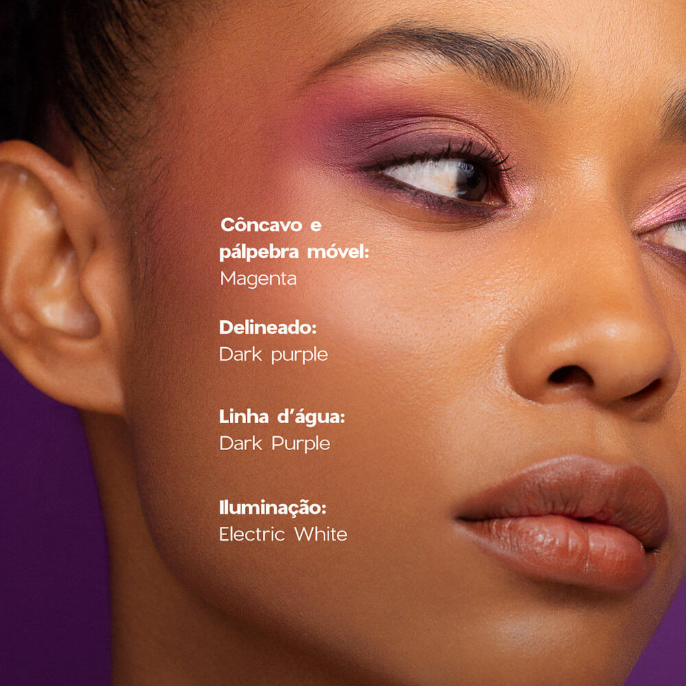 Paleta de Sombras 4 Eyeshadow Palette Night Glam Océane Edition 4,5