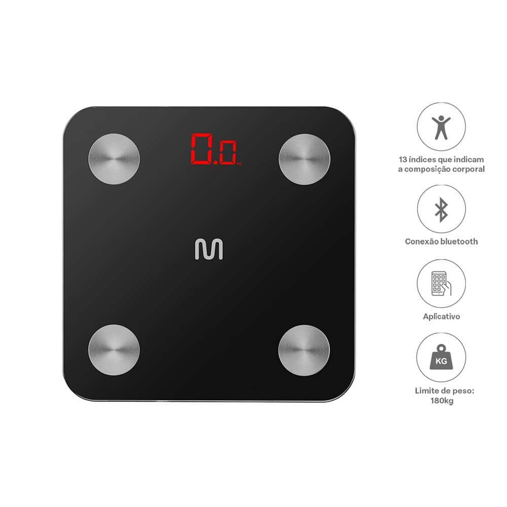 Balança Digital Inteligente com Bioimpedância Multi HC900