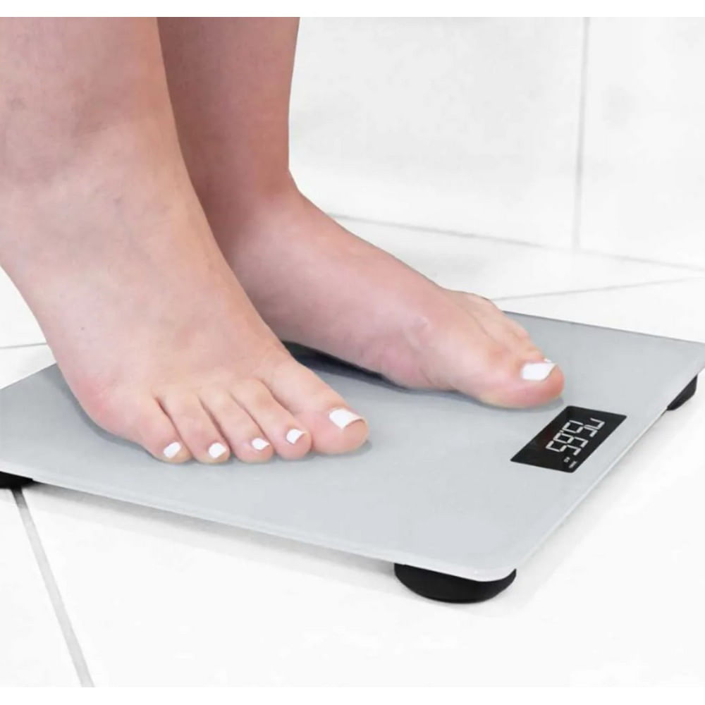 Balança Digital Smart Corporal Tela em LED Dellamed