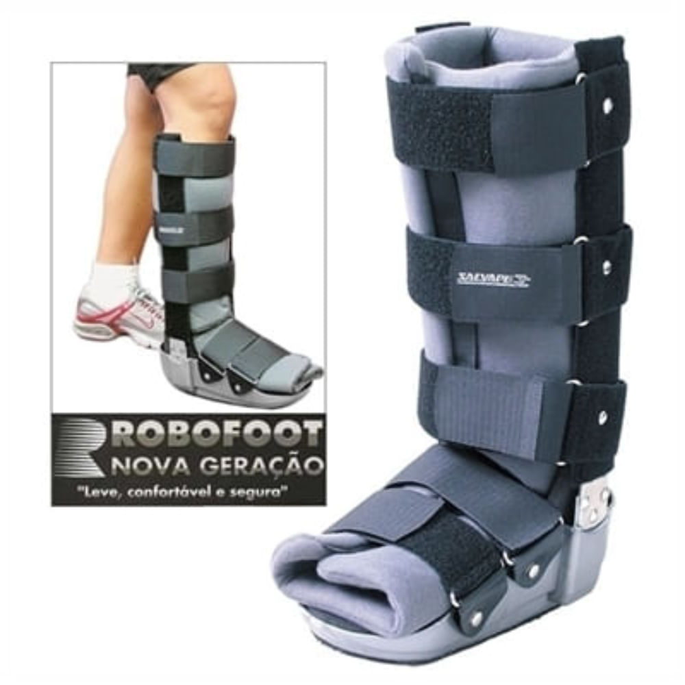 Bota Imobilizadora Robofoot Curta Nova Geração SalvaPé Tamanho P