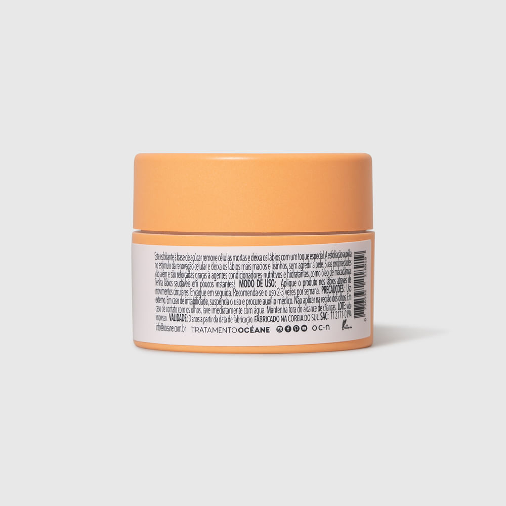 Esfoliante Labial Hidratante Lip Scrub Océane15g