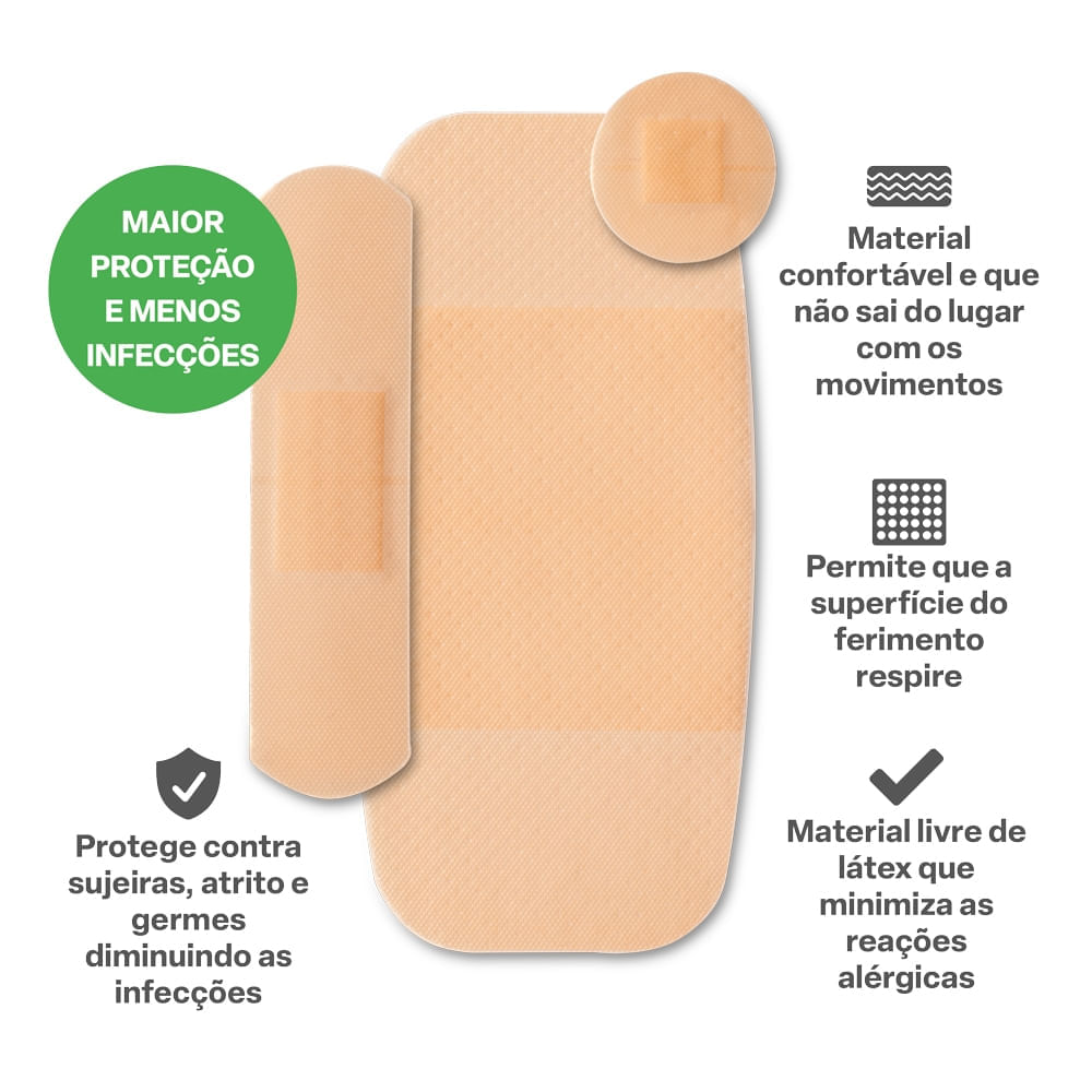 Curativos Variados Caixa com 30 Unidades Multi Saúde HC495