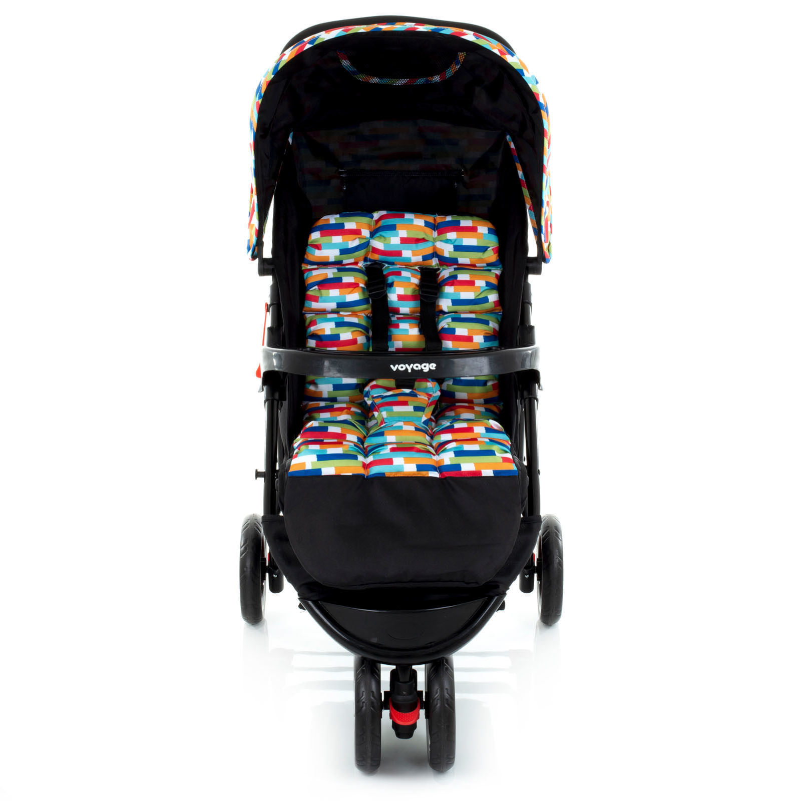Carrinho de Passeio Delta Voyage Até 15kg Colorê