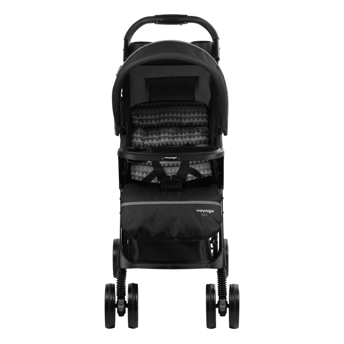 Carrinho De Passeio Para Bebê Spot Até 15kg Preto Voyage