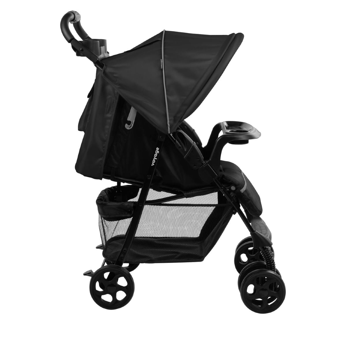 Carrinho De Passeio Para Bebê Spot Até 15kg Preto Voyage