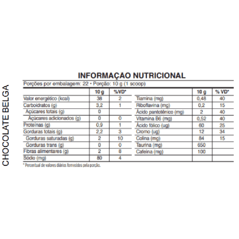 Supercafé Chocolate Belga Super Nutrition 220g