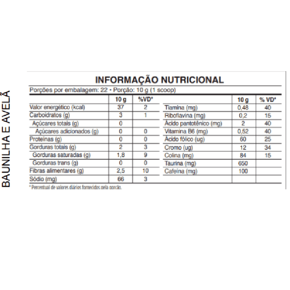 Supercafé Baunilha com Avelã Super Nutrition 220g