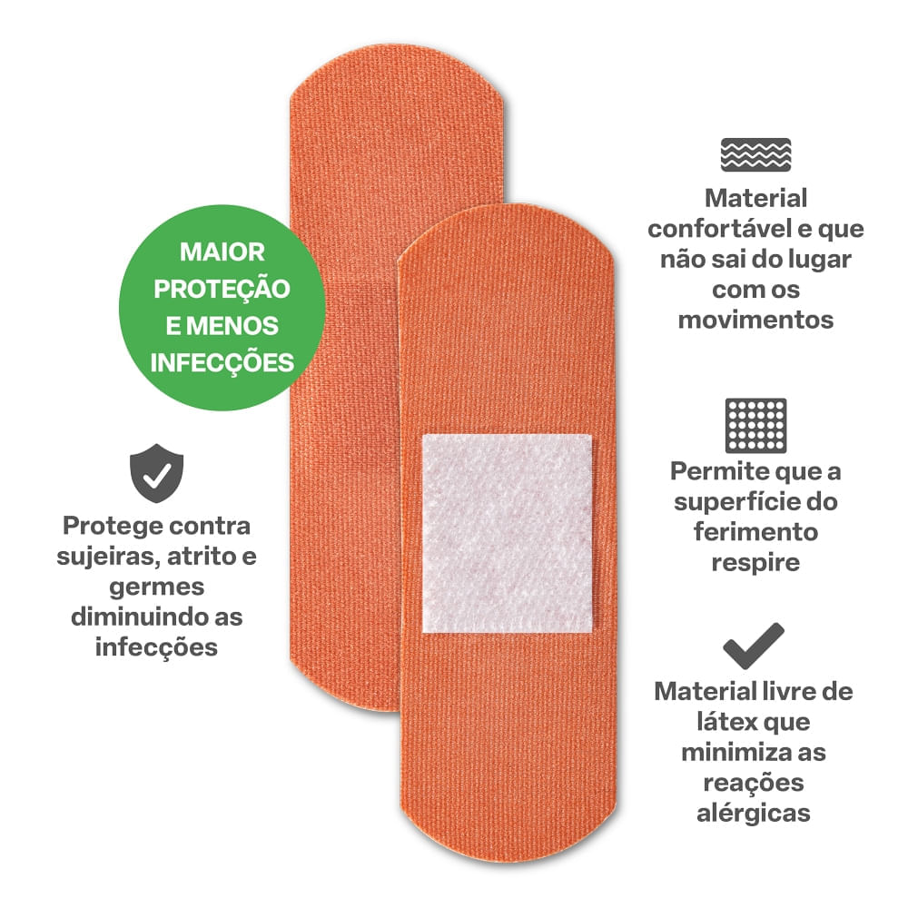 Curativo Flexível Caixa Com 25 Unidades Multi Saúde HC486
