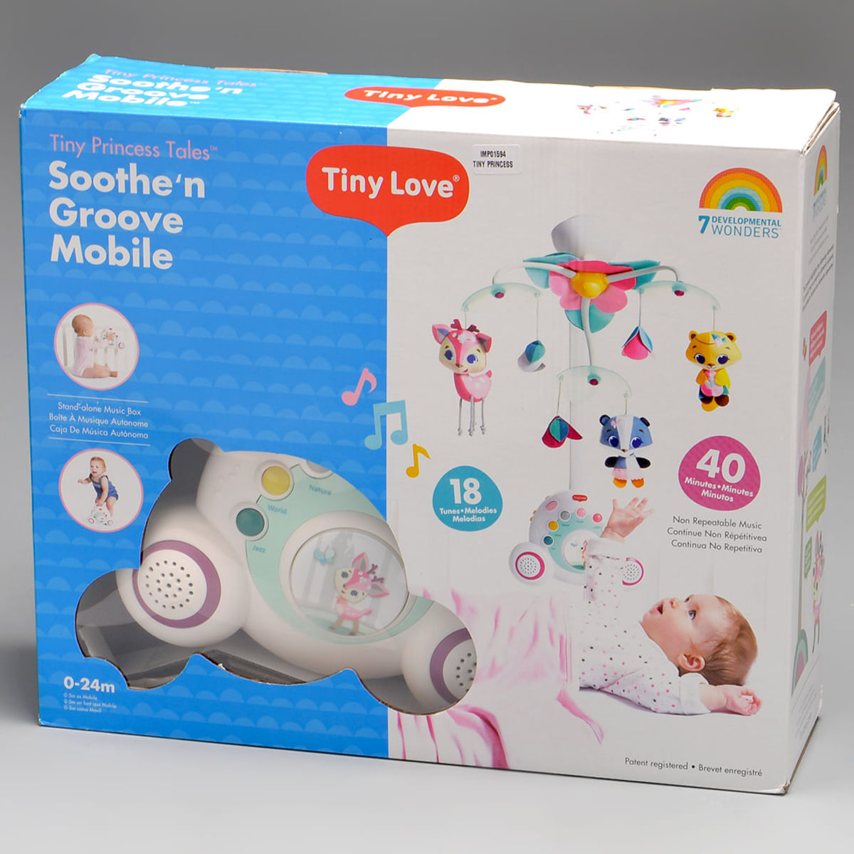 Móbile Giratorio Musical Soother'N Groove Princess Tales